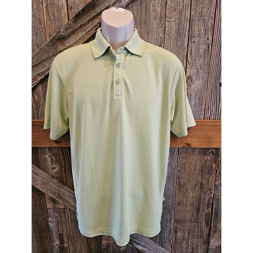 Tommy bahama modal blend polo sz Small green short sleeve performance